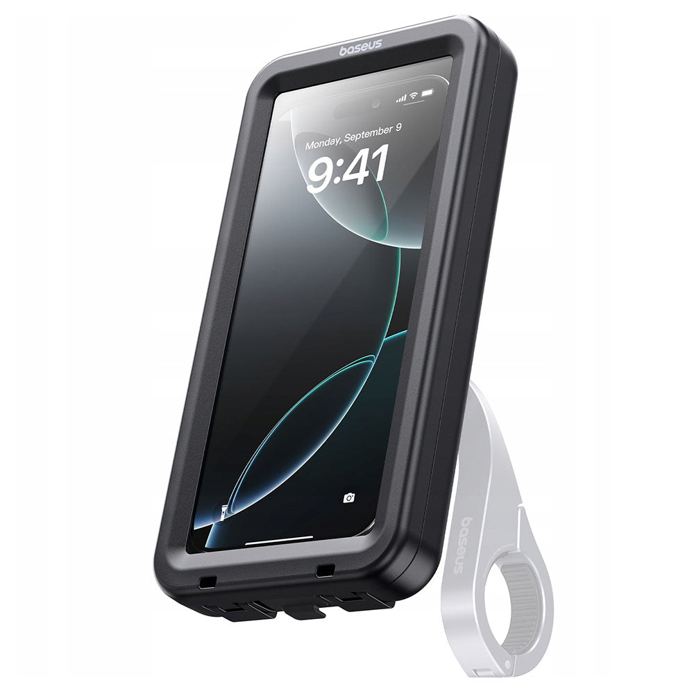 Custodia Universale Waterproof compatibile con Supporto Bicicletta Magnetico, Baseus, PrimeTrip VB1, Nera C0013D01