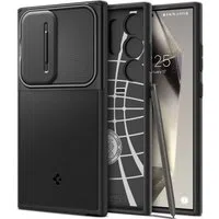 Custodia per Samsung Galaxy S24 Ultra S928, Spigen, OPTIK ARMOR, Nera ACS07313 — 3