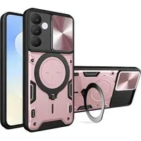 Custodia per Samsung Galaxy S25 FE, Techsuit, CamGuard Pro, Rosa — 3
