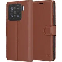 Custodia per Xiaomi 15, Techsuit, Leather Folio, Marrone — 3