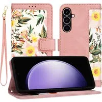 Custodia per Samsung Galaxy S23 FE S711, Techsuit, FlipCraft, Rosa — 3
