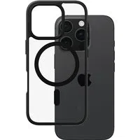 Custodia MagSafe per Apple iPhone 16 Pro, PanzerGlass, Care Urban Combat, Nera Trasparente — 3