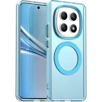 Custodia MagSafe per Xiaomi Poco M8 / Redmi Note 15 5G / Note 15 4G, Techsuit, CandyCase, Blu — 3