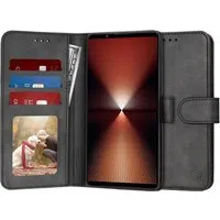 Custodia per Sony Xperia 1 VI, Techsuit, Diary Book, Nera — 3