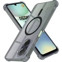 Custodia MagSafe per Xiaomi Redmi A5 4G (Standard), Techsuit, Shockproof Clear, Fumè — 3