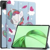 Custodia per Honor Pad X8a, Techsuit, FoldPro Unicorn, Multicolore — 3