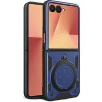 Custodia per Samsung Galaxy Z Flip7 F766, Techsuit, CamGuard Pro, Blu — 3