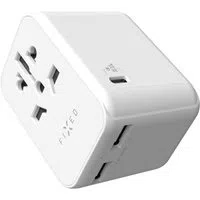 Caricabatterie Retea Fixed Travel, 30W, 3A, 2 x USB-A - 1 x USB-C, Bianco — 3