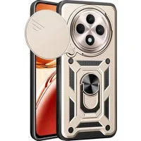 Custodia per Oppo Reno12 FS 5G / Reno12 FS 4G / Reno12 F 4G / Reno12 F, Techsuit, CamShield, Dorata — 3