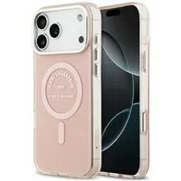 Custodia MagSafe per Apple iPhone 17 Pro Max, Karl Lagerfeld, IML Logo RSG, Rosa — 3