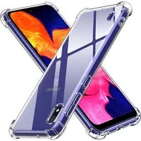 Custodia per Samsung Galaxy A10 A105, Techsuit, Shockproof Clear, Trasparente — 3