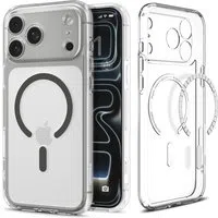 Custodia MagSafe per Apple iPhone 17 Pro Max, Spigen, Ultra Hybrid, Grigio ACS10283 — 3