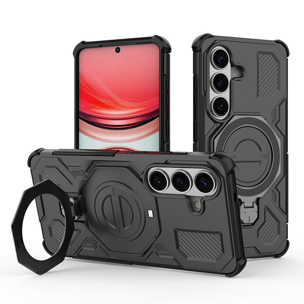 Techsuit Custodia per Samsung Galaxy S26 S942, Techsuit, Carbon Shield Pro, Nera.