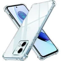 Custodia per Motorola Moto G84, Techsuit, Shockproof Clear, Trasparente — 3