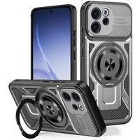 Custodia per Oppo Reno15 FS / Reno15 F, Techsuit, RuggedCam, Grigio — 3