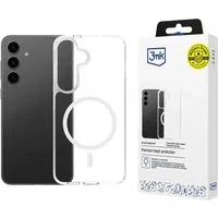 Custodia MagSafe per Samsung Galaxy S25 FE, 3MK, Armor MagCase, Trasparente — 3