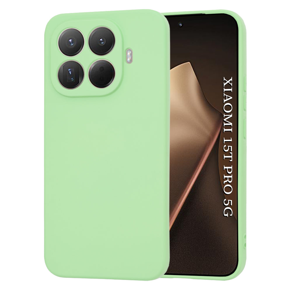 Techsuit Custodia per Xiaomi 15T Pro, Techsuit, SoftFlex, Verde Chiaro