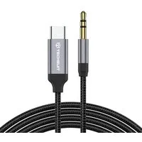 Cavo Audio USB-C - 3.5mm Techsuit AC11 FuseXound, 0.5m, Grigio — 3
