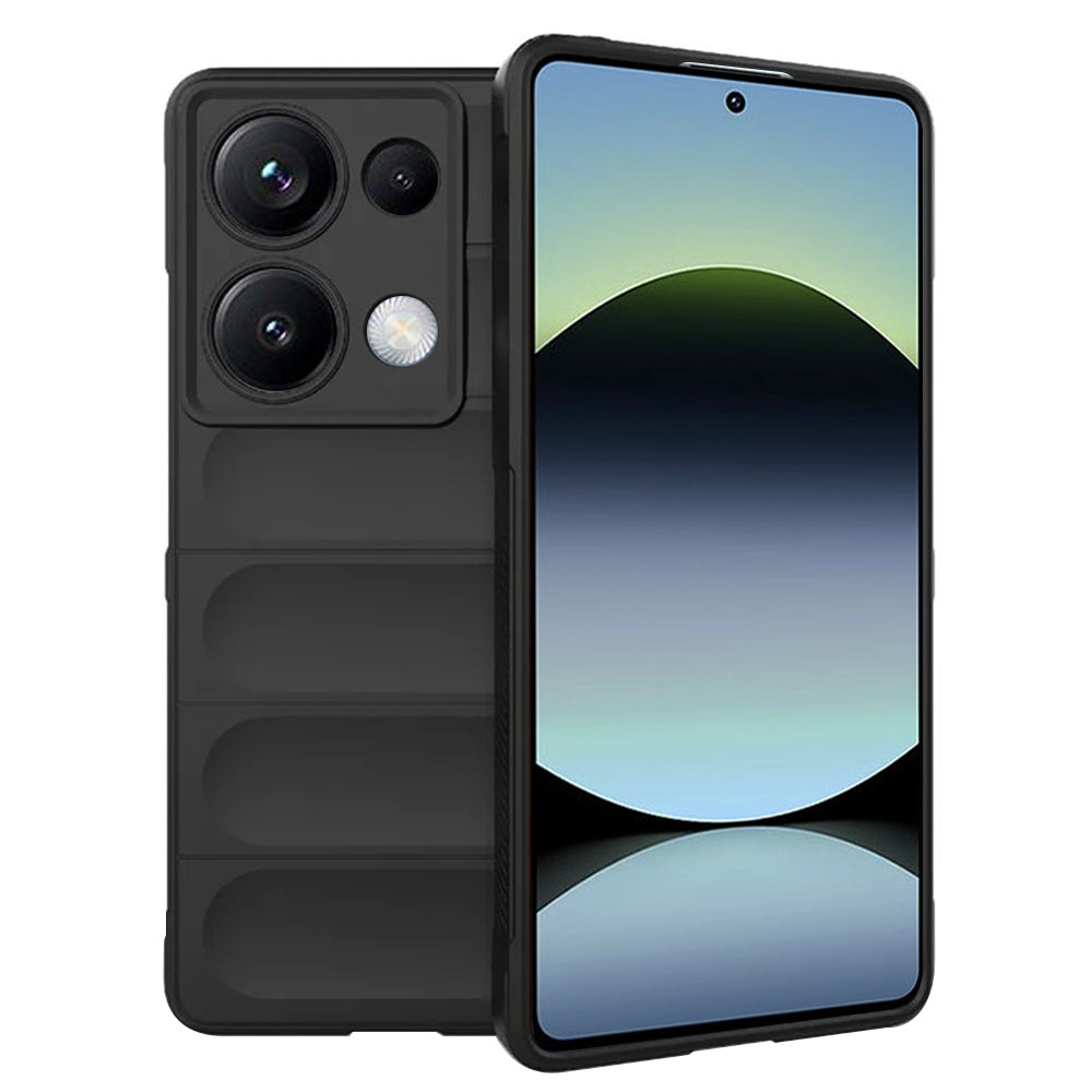 Custodia per Xiaomi Redmi Note 14S, Techsuit, Magic Shield, Nera