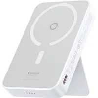 Batteria Esterna Wireless Baseus MagPro PPCXZ05, 5000mAh, 20W, PD + FQI, 1 x QI - 1 x USB-C, Bianca P10064101223-00 — 3