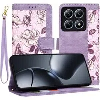 Custodia per Xiaomi 14T Pro, Techsuit, FlipCraft, Viola — 3
