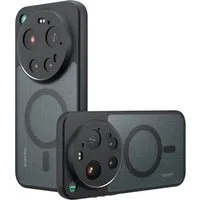 Custodia MagSafe per Xiaomi 17 Ultra, Techsuit, PureFrost, Nera Satinata — 3