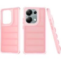 Custodia per Xiaomi Redmi Note 13 Pro 4G / Poco M6 Pro 4G, Techsuit, Wave Shield, Rosa — 3