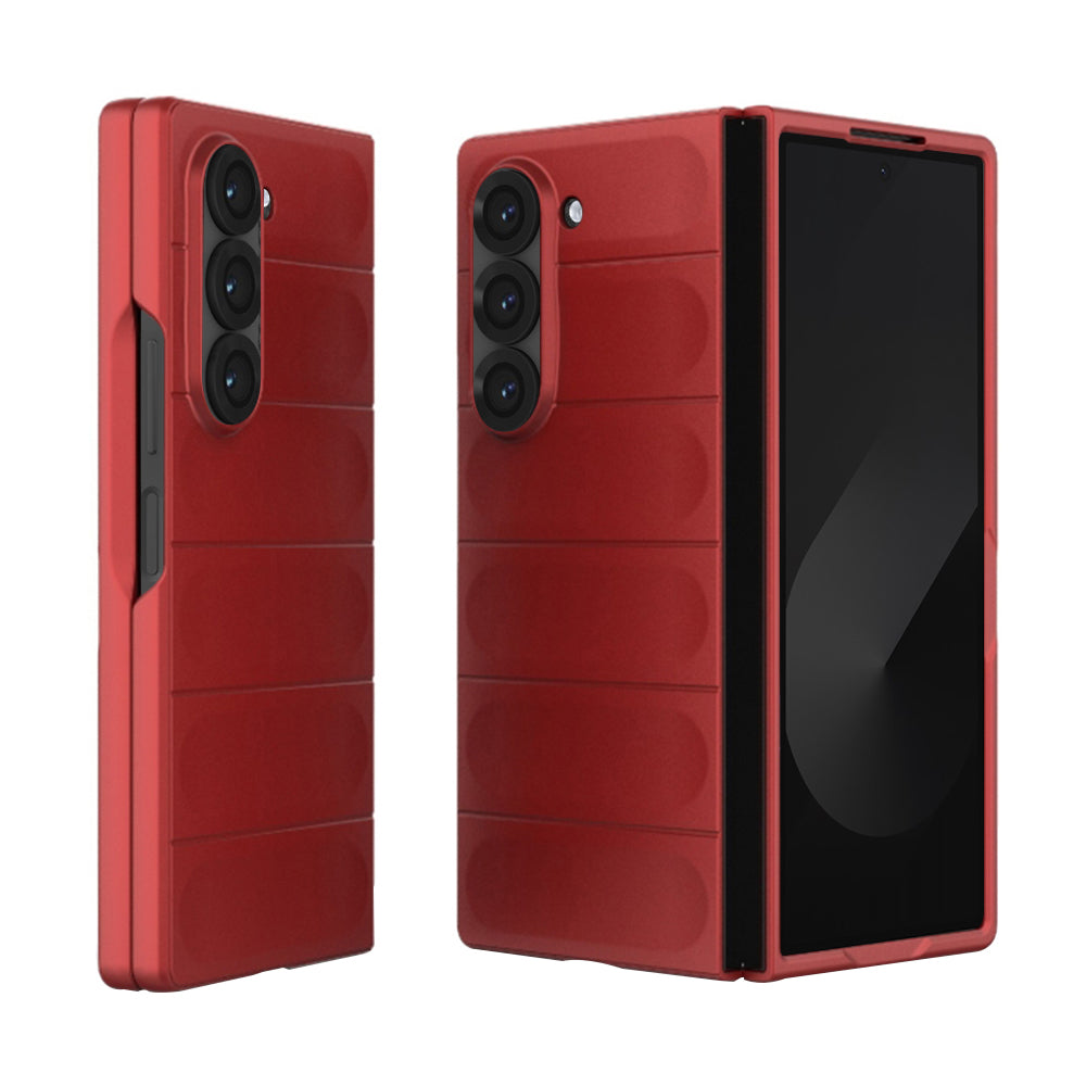 Techsuit Custodia per Samsung Galaxy Z Fold6 F956, Techsuit, Magic Shield, Rossa