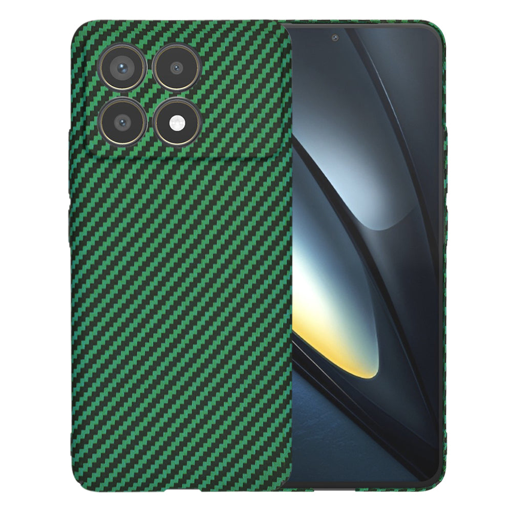 Techsuit Custodia per Xiaomi Poco F6 Pro, Techsuit, Carbonite FiberShell, Verde