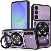 Custodia per Samsung Galaxy A56 A566 / A36 A366, Techsuit, RuggedCam, Viola — 3