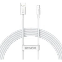 Cavo dati e ricarica USB-A - USB-C Baseus Serie Superior, 65W, 2m, bianco CAYS000901 — 3