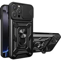 Custodia per Apple iPhone 16 Pro Max, Techsuit, CamShield, Nera — 3