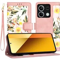 Custodia per Xiaomi Redmi Note 13 5G, Techsuit, FlipCraft, Rosa — 3