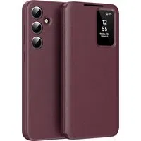 Custodia per Samsung Galaxy S25+ S936, Techsuit, SmartView, Rossa — 3