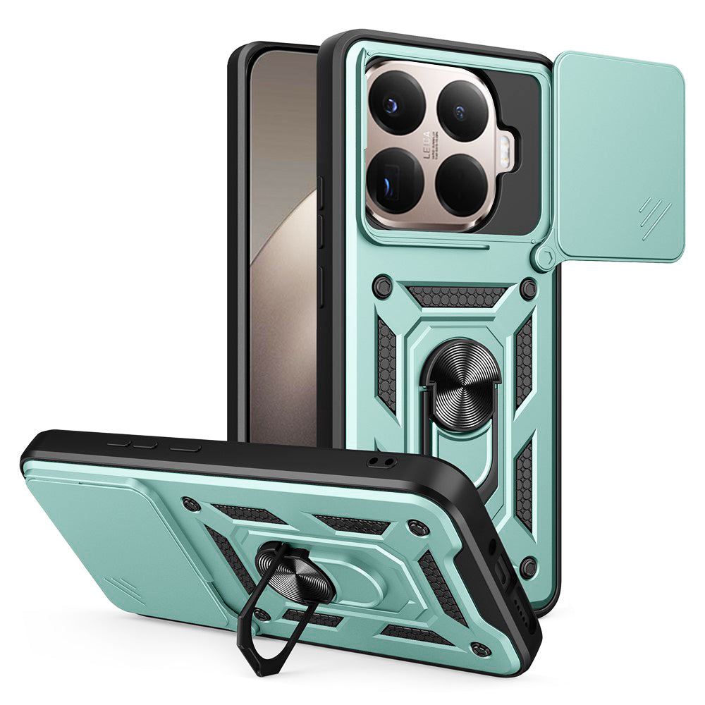 Techsuit Custodia per Xiaomi 15T Pro, Techsuit, CamShield, Verde