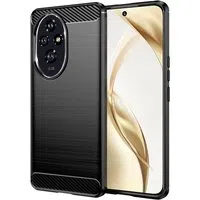 Custodia per Honor 200, Techsuit, Carbonio, Nera — 3
