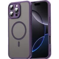 Custodia MagSafe per Apple iPhone 16 Pro Max, Techsuit, HaloFrost II, Viola — 3