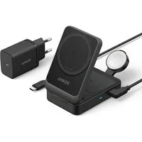Caricabatterie Wireless Anker MagGo 3in1, 15W, 1.67A, Nero B2557311 — 3