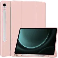 Custodia per Samsung Galaxy Tab S9 FE / Tab S9 / Tab S10 FE, Techsuit, Flex Trifold, Rosa — 3