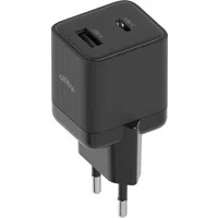 Caricabatterie Rete Allity. ATC-01-30WAC Mini, 30W, 3A, 1 x USB-A - 1 x USB-C, Nero — 3