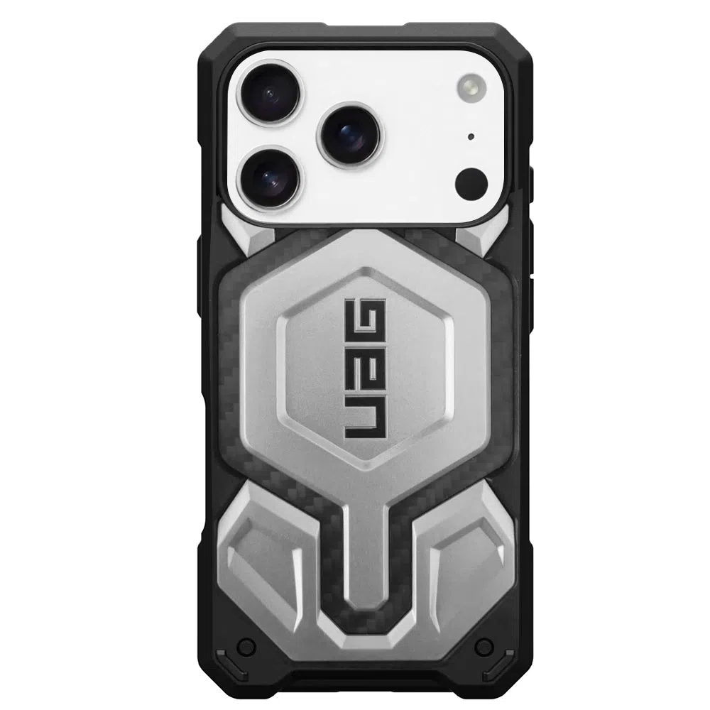 Custodia MagSafe per Apple iPhone 17 Pro, Urban Armor Gear, Monarch Pro, Grigio — 2