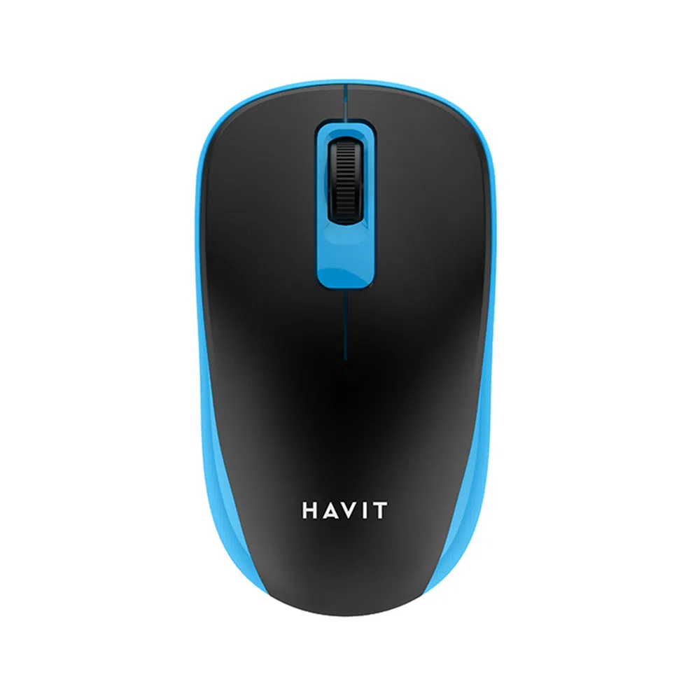 Mouse Wireless HAVIT MS626GT, 1200DPI, Nero Blu — 2