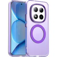 Custodia MagSafe per Xiaomi Poco M8 Pro / Redmi Note 15 Pro+ 5G, Techsuit, CandyCase, Viola — 3