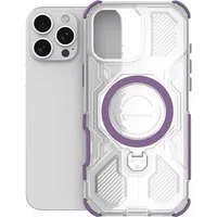 Custodia per Apple iPhone 15, Techsuit, Carbon Shield Pro, Viola — 3