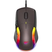 Mouse Gaming Cablato USB HAVIT MS959S, RGB, 1200DPI - 8000DPI, 1.6m, Nero Ocra — 3