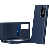 Custodia per Samsung Galaxy S26 Ultra S948, Techsuit, SmartView, Blu — 3