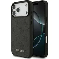 Custodia per Apple iPhone 17 Pro Max, Guess, 4G Classic, Nera — 3