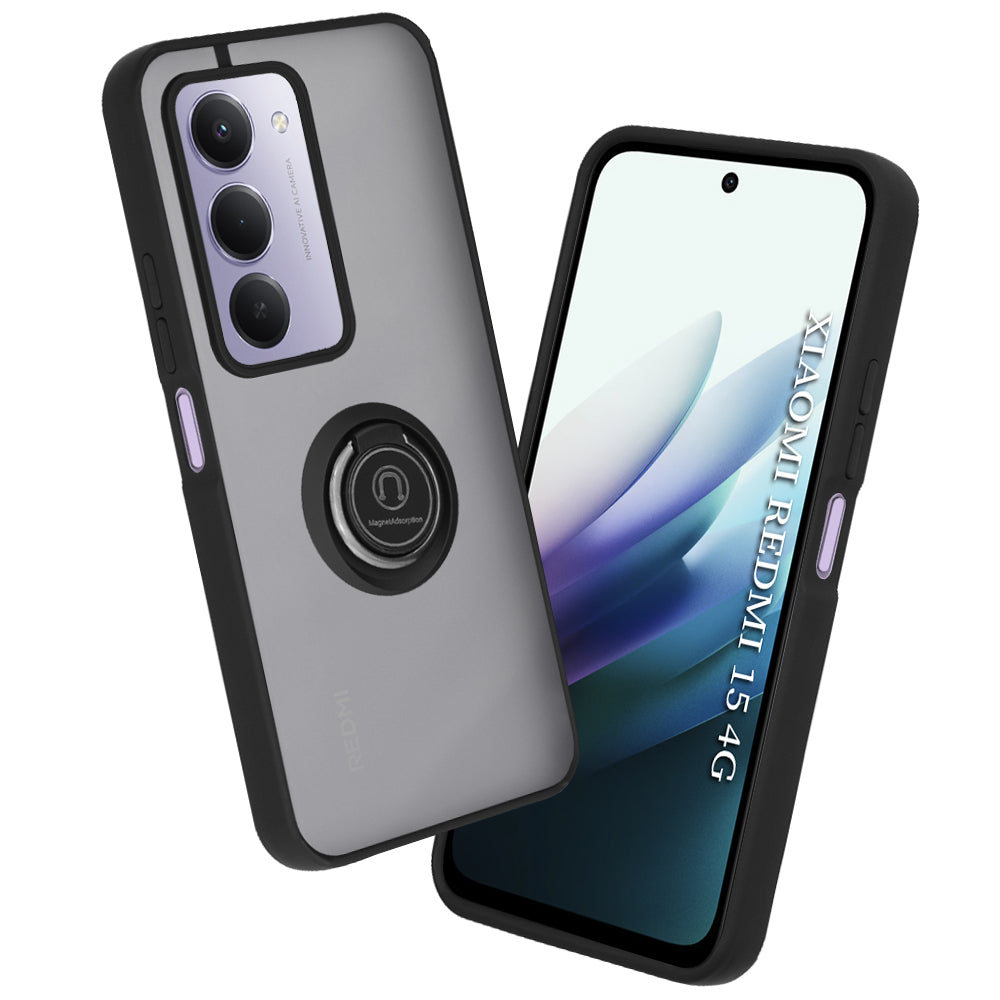 Custodia per Xiaomi Redmi 15 5G / 15 4G, Techsuit, Glinth, Nera
