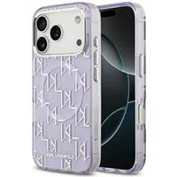 Custodia MagSafe per Apple iPhone 17 Pro, Karl Lagerfeld, IML KL Monogram, Viola — 3