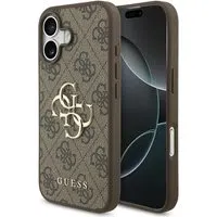 Custodia per Apple iPhone 17, Guess, 4G Big Logo, Marrone — 3